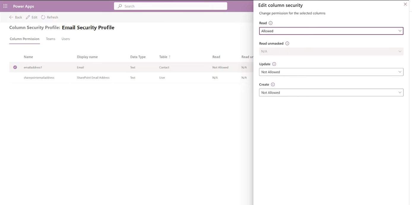 Optimize downloaded data with Offline Table Column Selection